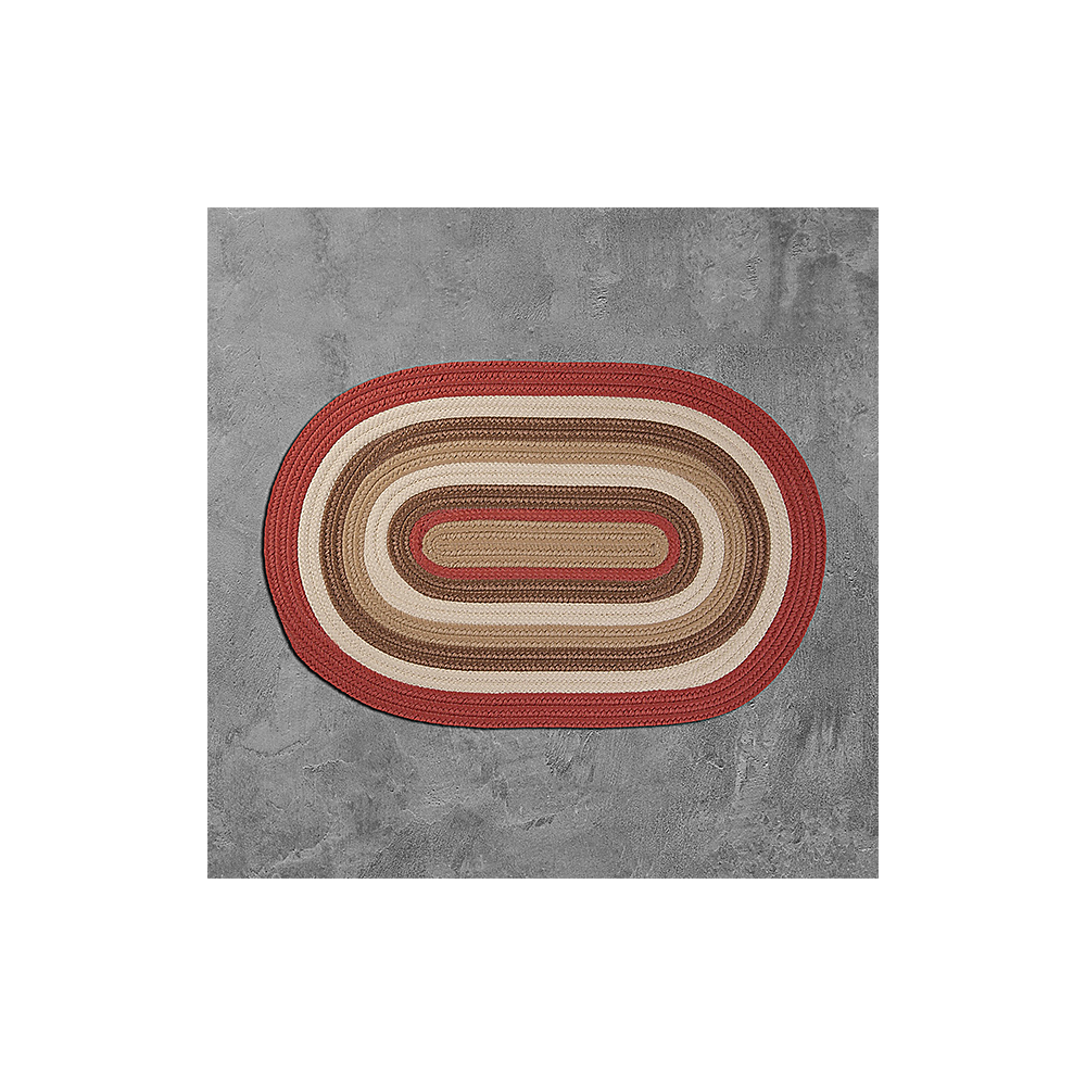 Colonial Mills Rug Brooklyn Terracotta Oval