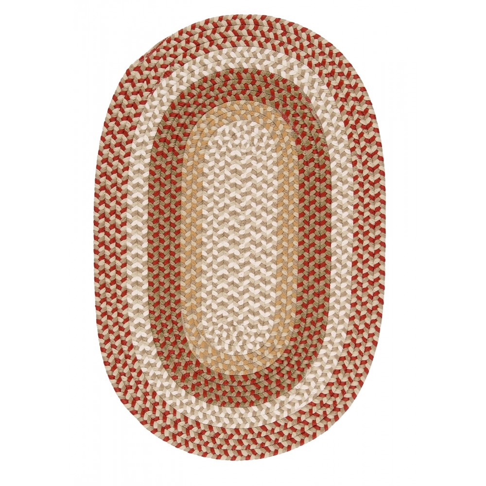 Colonial Mills Rug Burmingham Red Barron Runner (Oval)