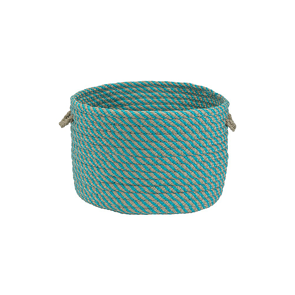 Colonial Mills Basket Cabana Basket Teal Round