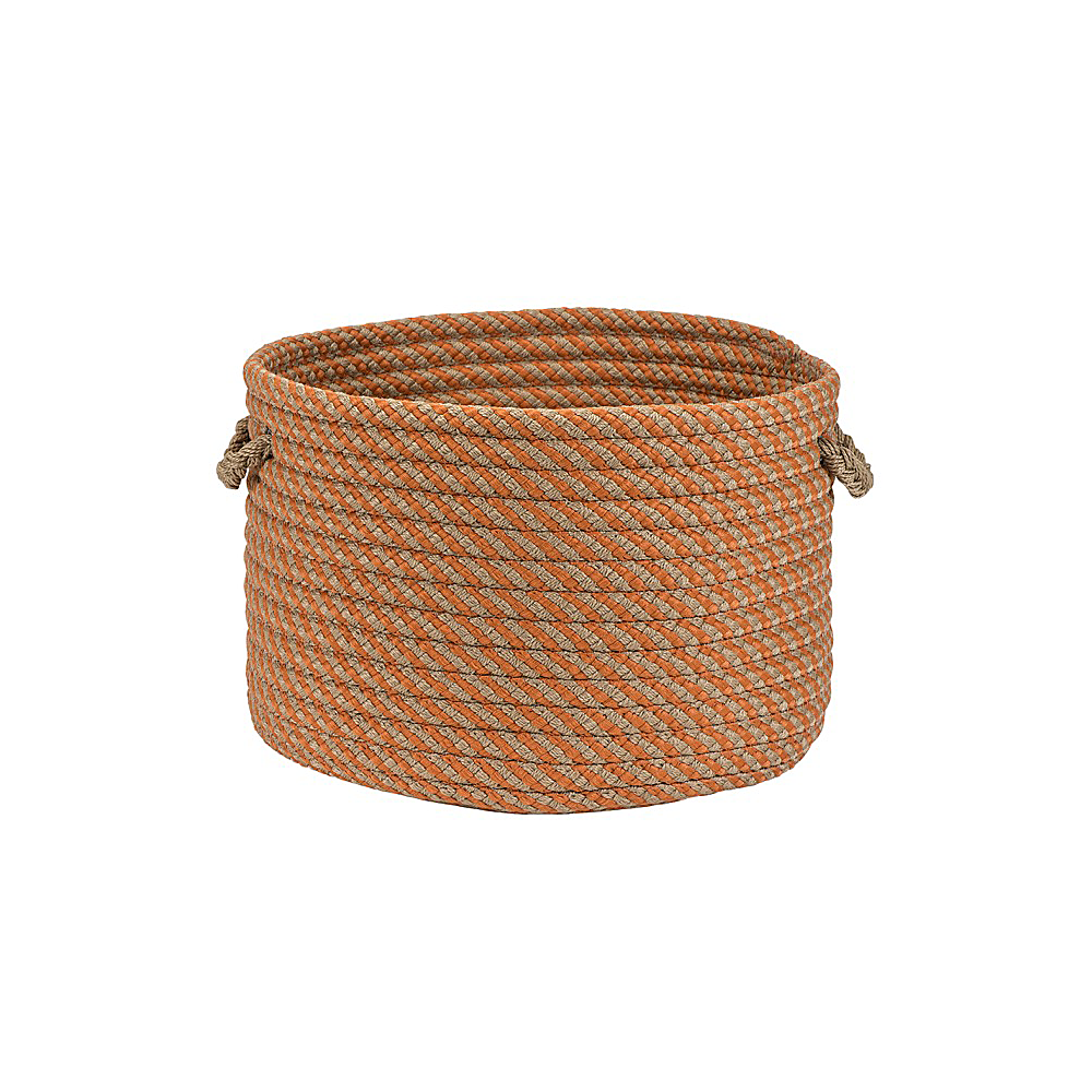 Colonial Mills Basket Cabana Basket Orange Round