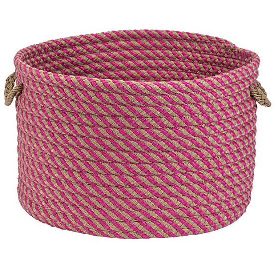 Colonial Mills Basket Cabana Basket Magenta Round