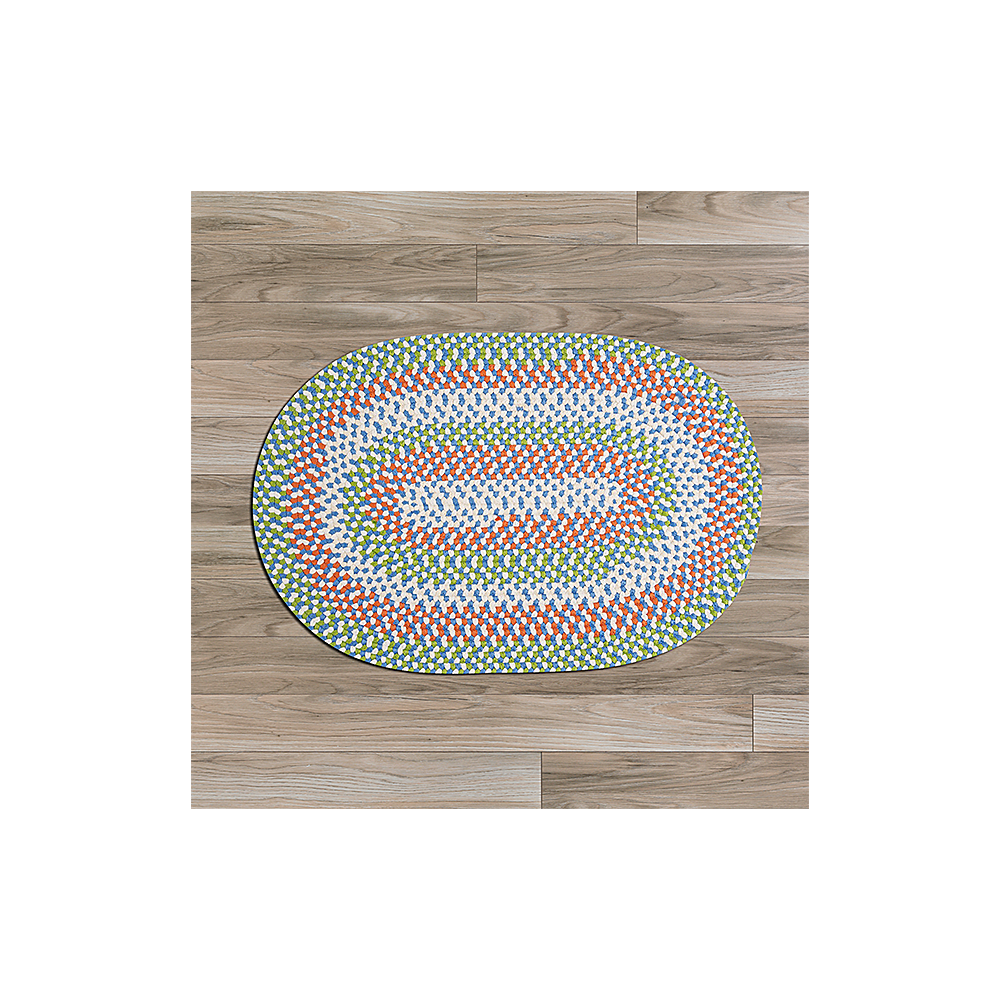 Colonial Mills Rug Carousel Lime Spin Oval