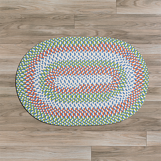 Colonial Mills Rug Carousel Lime Spin Runner (Oval)