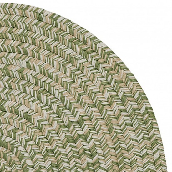 Colonial Mills Rug Carrington Tweed Green Round