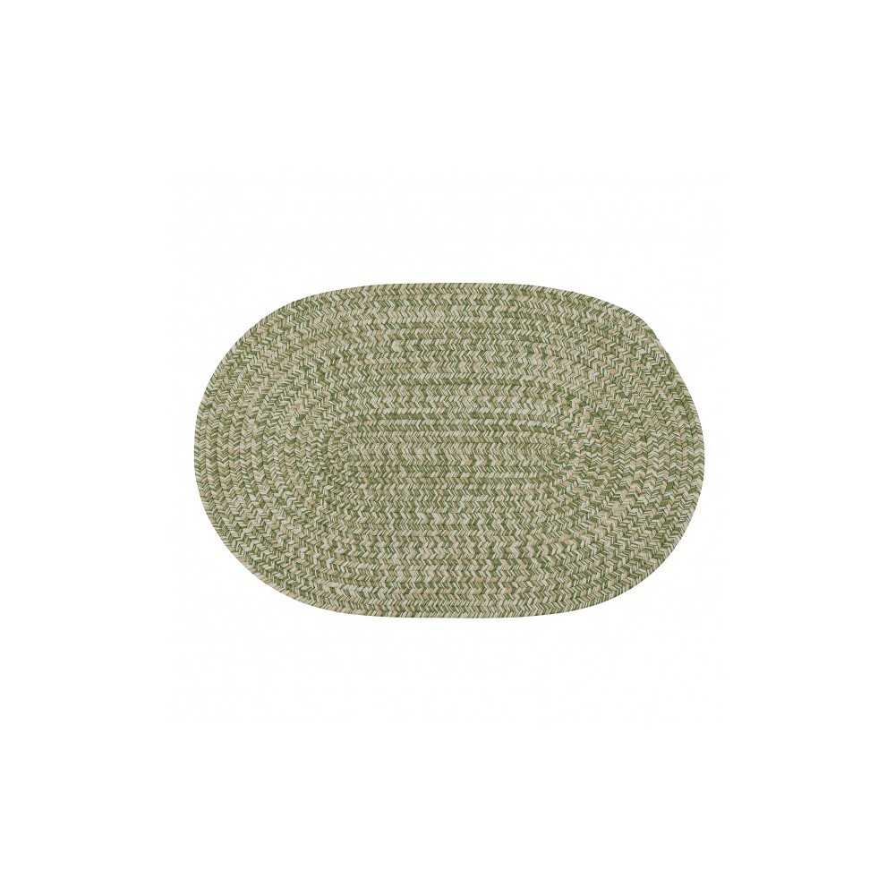 Colonial Mills Rug Carrington Tweed Green Oval