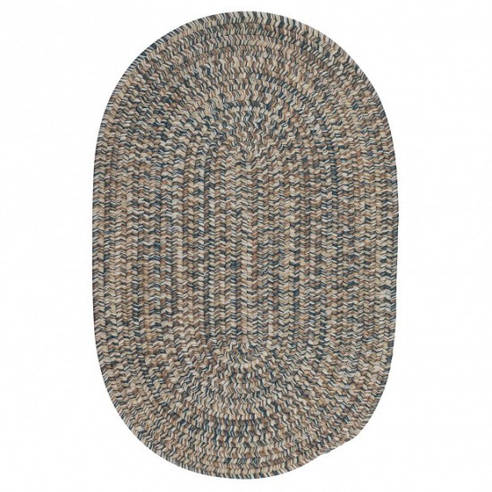 Colonial Mills Rug Carrington Tweed Navy & Tan Sample