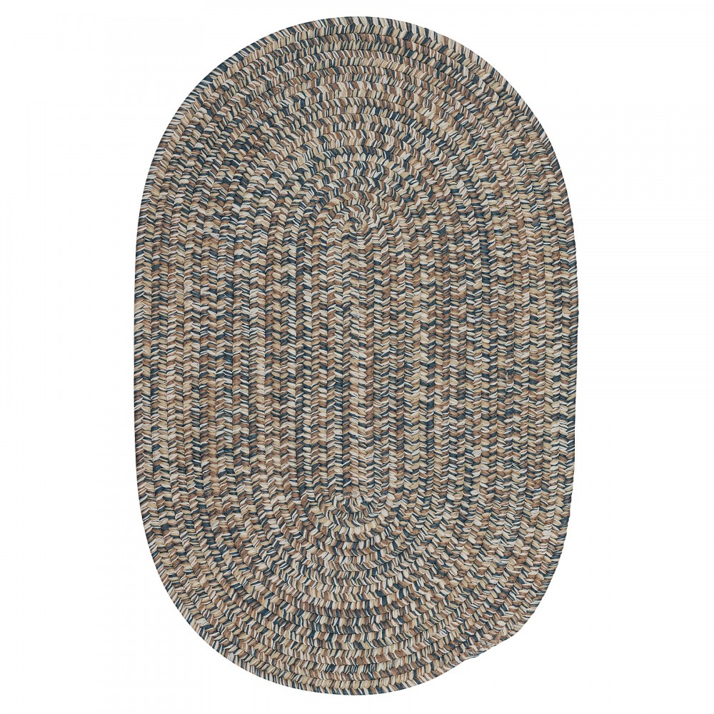 Colonial Mills Rug Carrington Tweed Navy & Tan Runner (Oval)