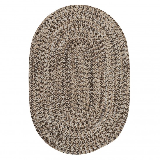 Colonial Mills Rug Carrington Tweed Brown Oval