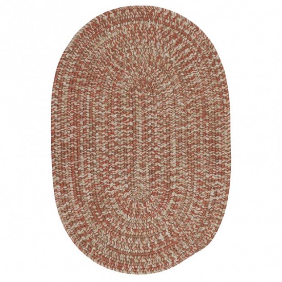 Colonial Mills Rug Carrington Tweed Terracotta Round