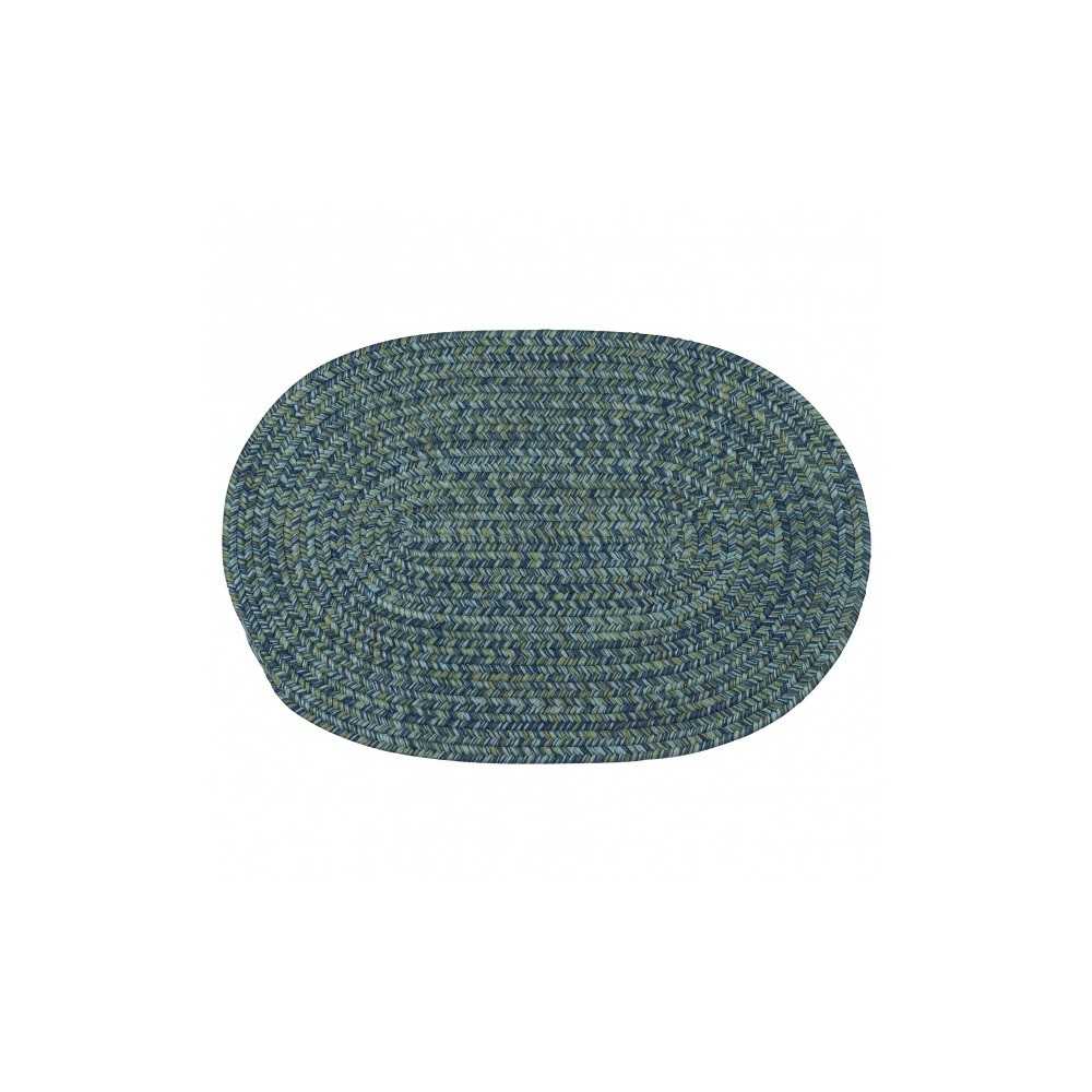 Colonial Mills Rug Carrington Tweed Deep Blue Oval