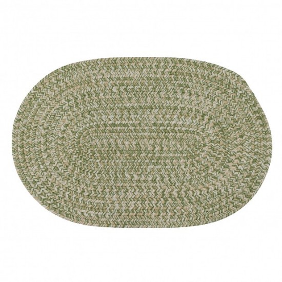 Colonial Mills Rug Carrington Tweed Green Oval