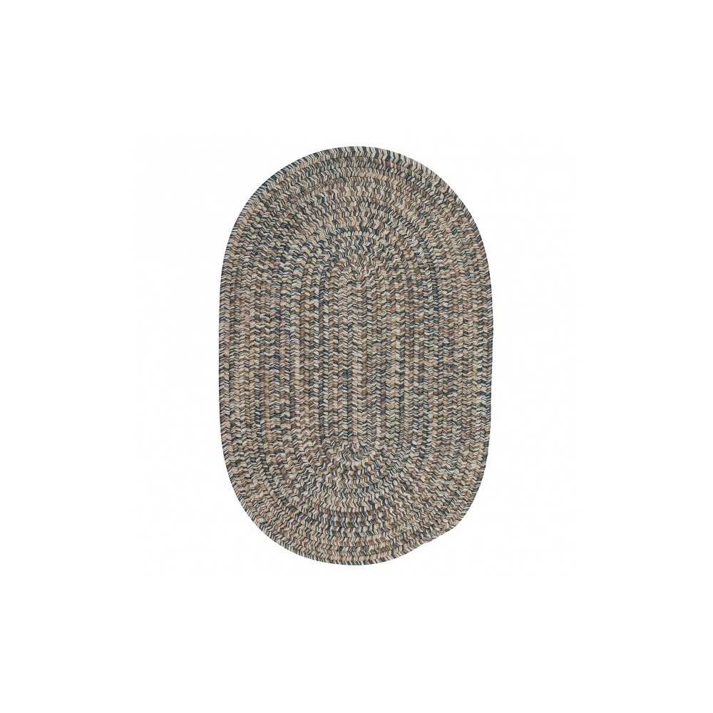 Colonial Mills Rug Carrington Tweed Navy & Tan Oval