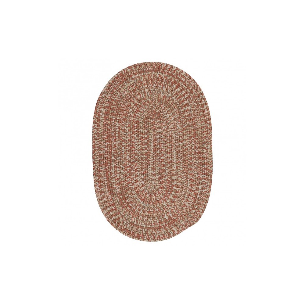 Colonial Mills Rug Carrington Tweed Terracotta Oval