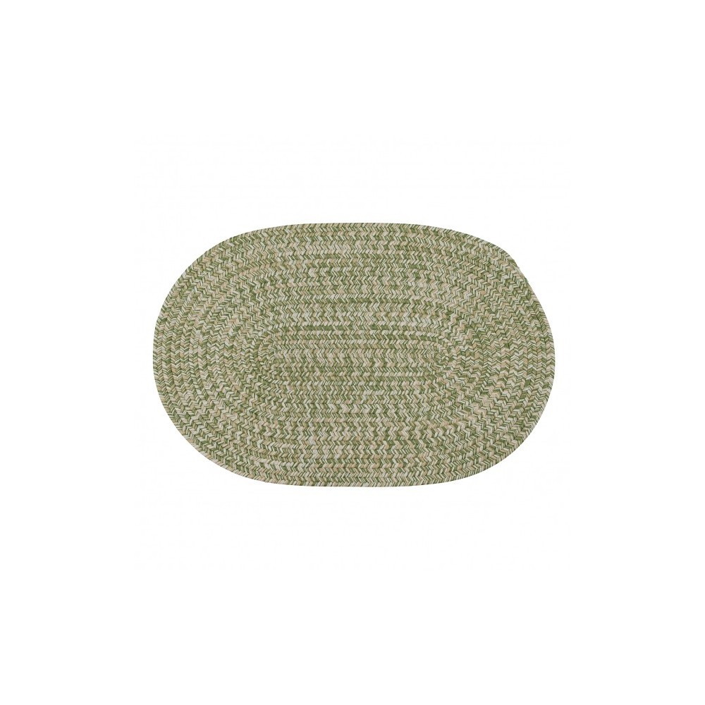 Colonial Mills Rug Carrington Tweed Green Oval