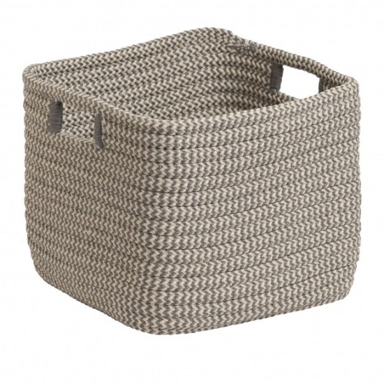 Colonial Mills Basket Carter Basket Grey Rectangle