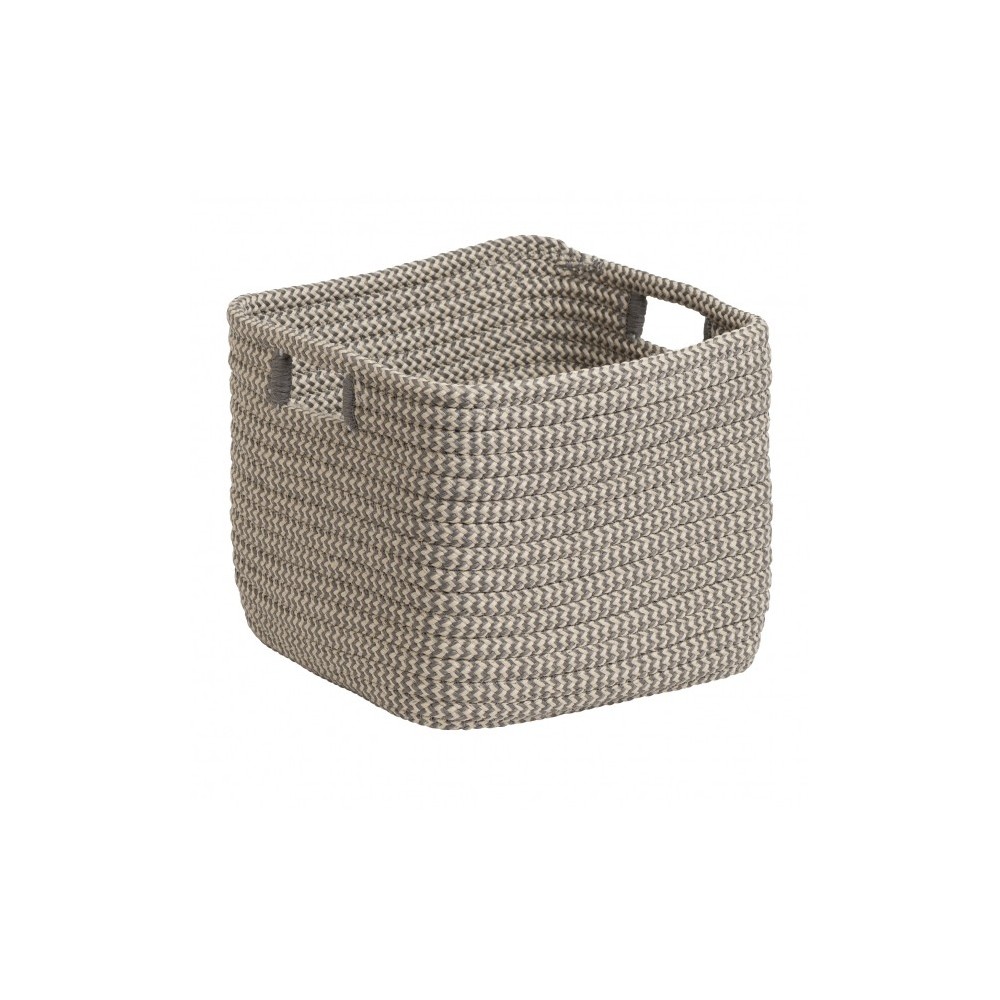 Colonial Mills Basket Carter Basket Grey Rectangle