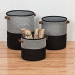 Colonial Mills Basket Casa Mesa Basket Black Round