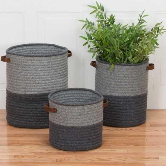 Colonial Mills Basket Casa Mesa Basket Grey Round