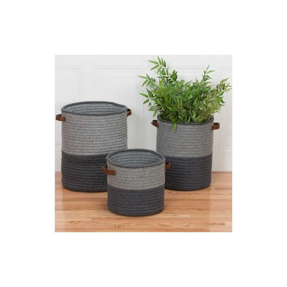 Colonial Mills Basket Casa Mesa Basket Grey Round