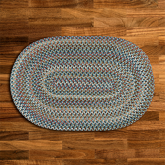 Colonial Mills Rug Cedar Cove Light Blue Oval