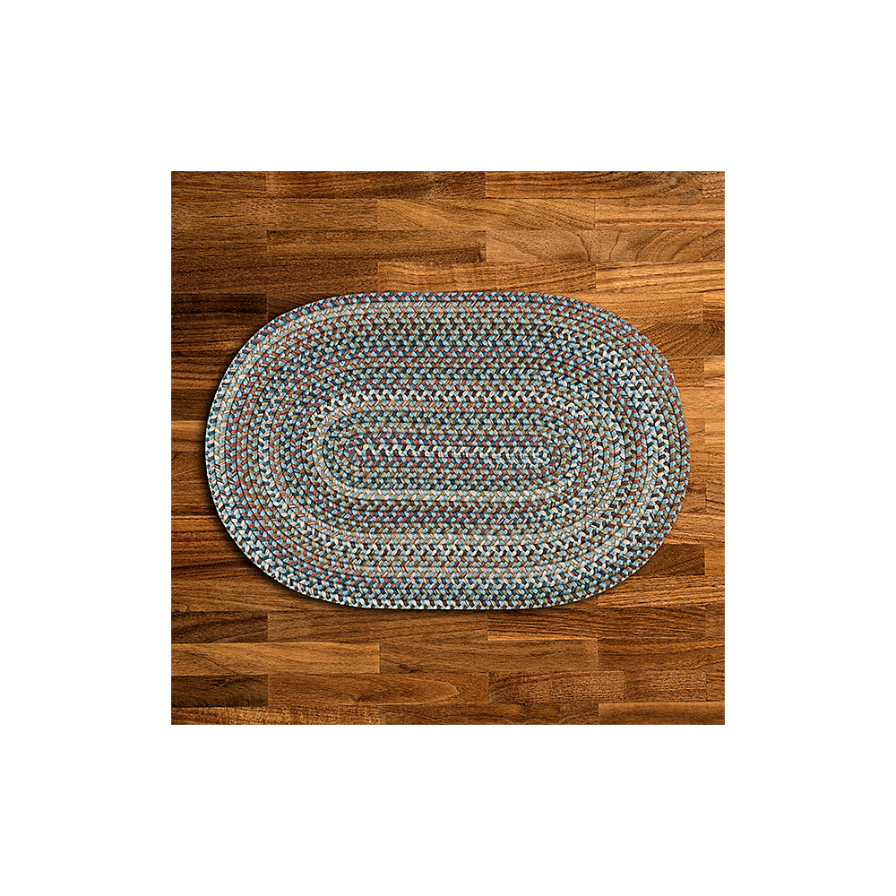 Colonial Mills Rug Cedar Cove Light Blue Runner (Oval)