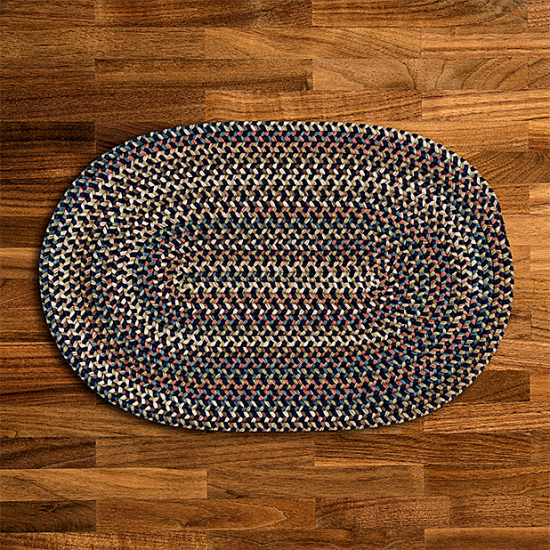 Colonial Mills Rug Cedar Cove Navy Runner (Oval)