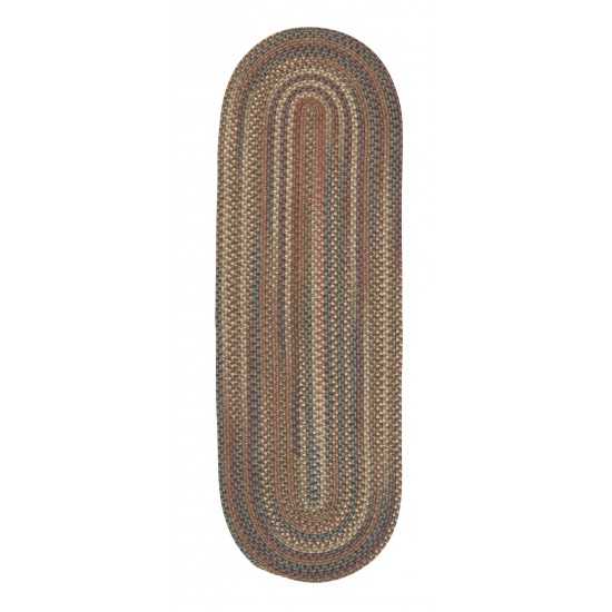 Colonial Mills Rug Cedar Cove Olive Runner (Oval)