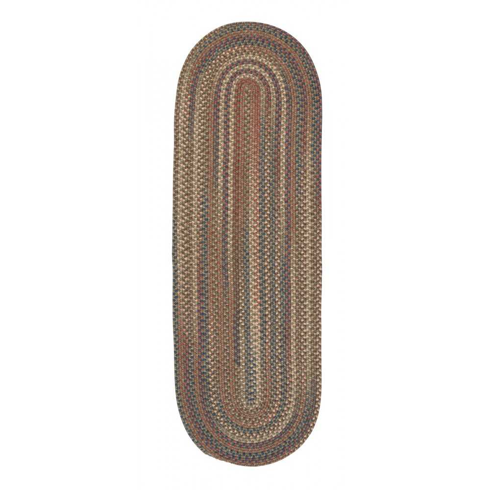 Colonial Mills Rug Cedar Cove Olive Runner (Oval)