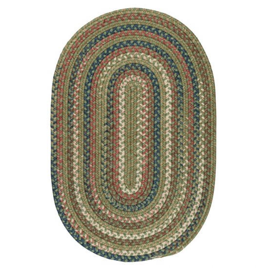 Colonial Mills Rug Cedar Cove Olive Runner (Oval)