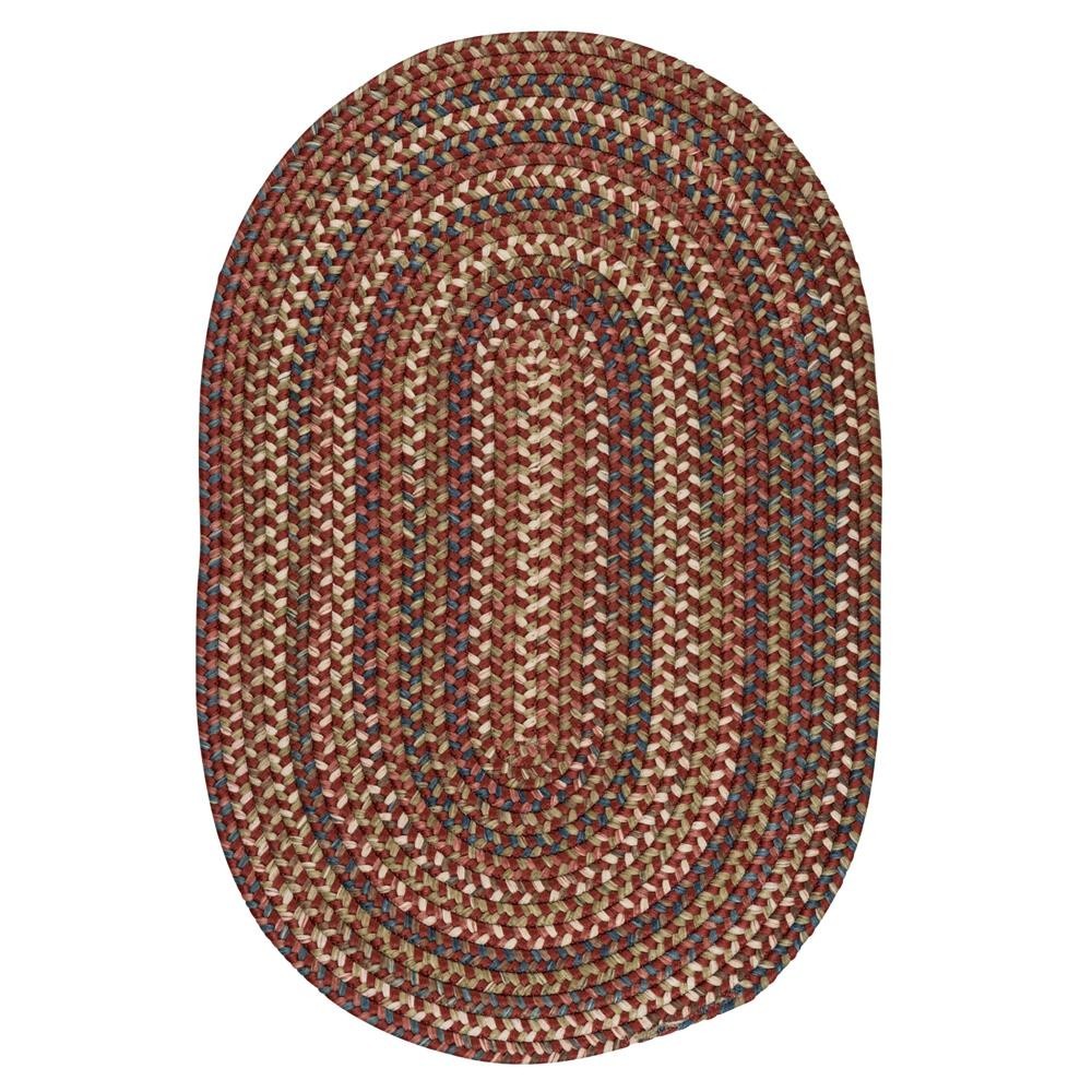 Colonial Mills Rug Cedar Cove Rust Round