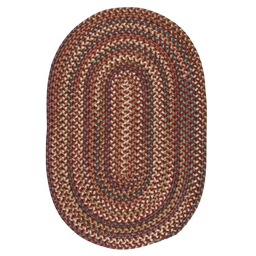 Colonial Mills Rug Cedar Cove Rust Oval