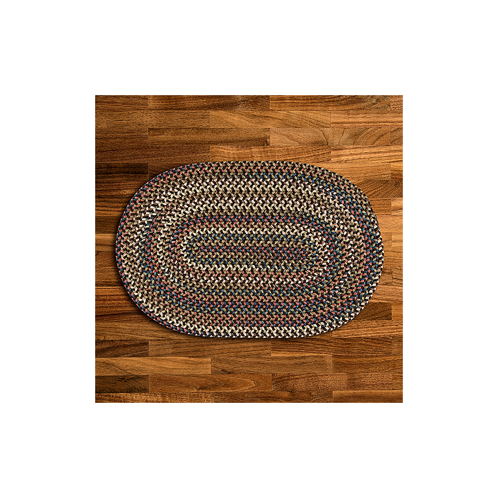 Colonial Mills Rug Cedar Cove Dark Brown Runner (Oval)