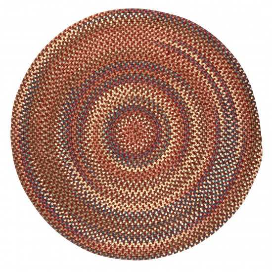 Colonial Mills Rug Cedar Cove Rust Round