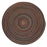 Colonial Mills Rug Cedar Cove Dark Brown Round