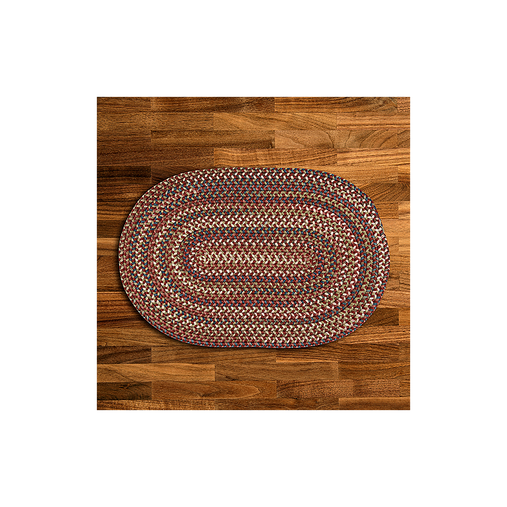 Colonial Mills Rug Cedar Cove Rust Oval