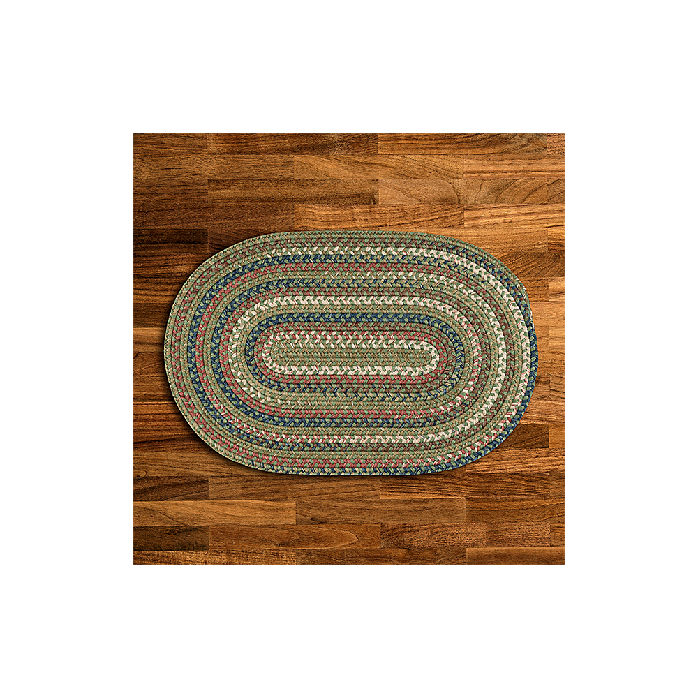 Colonial Mills Rug Cedar Cove Olive Oval