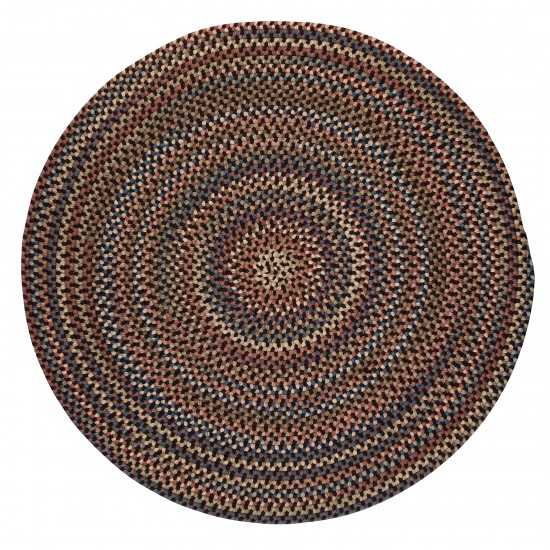 Colonial Mills Rug Cedar Cove Dark Brown Round