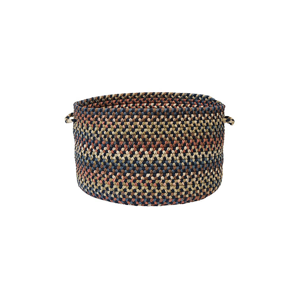 Colonial Mills Basket Cedar Cove Navy Round Colonial Mills Basket Cedar Cove Navy Round