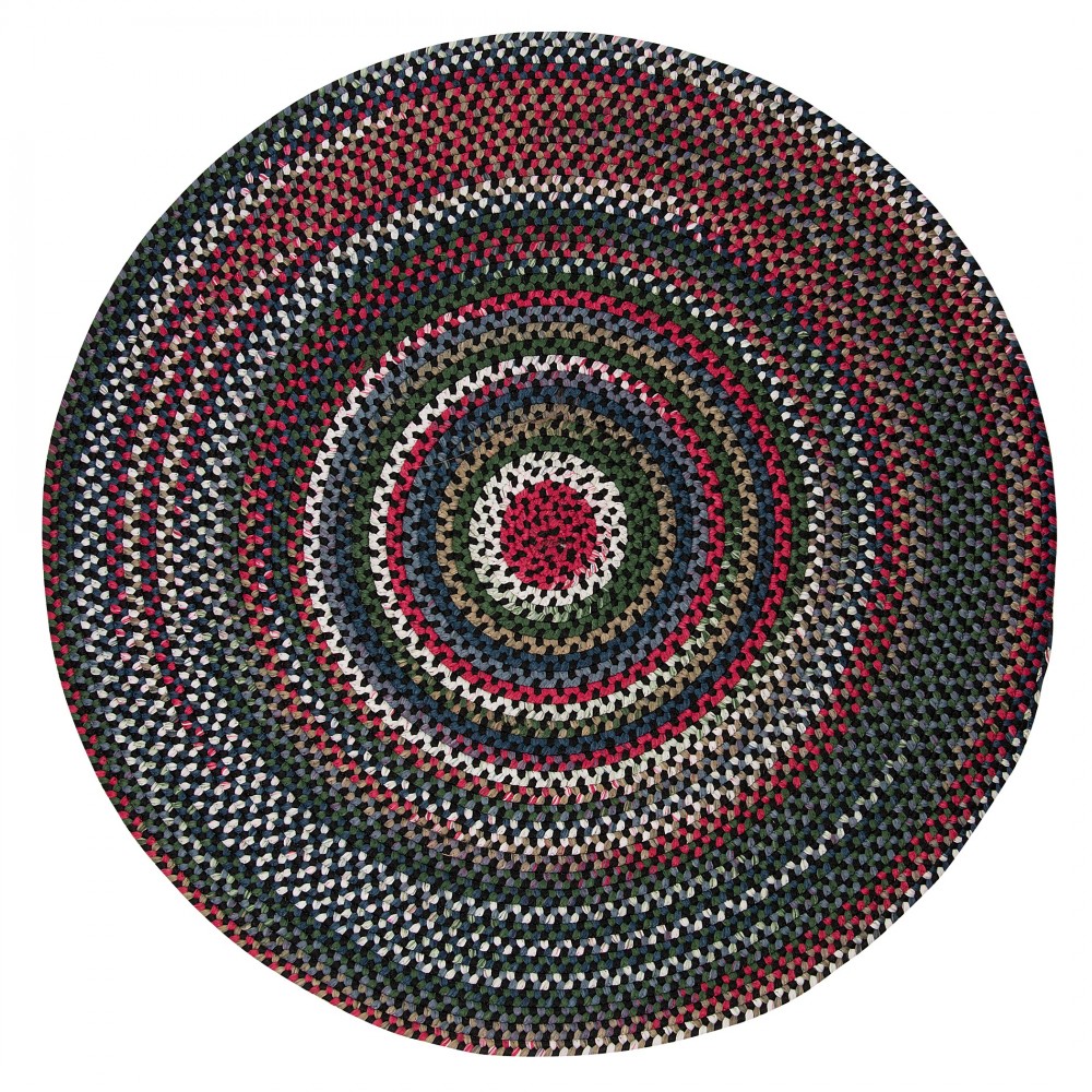 Colonial Mills Rug Chestnut Knoll Black Satin Round