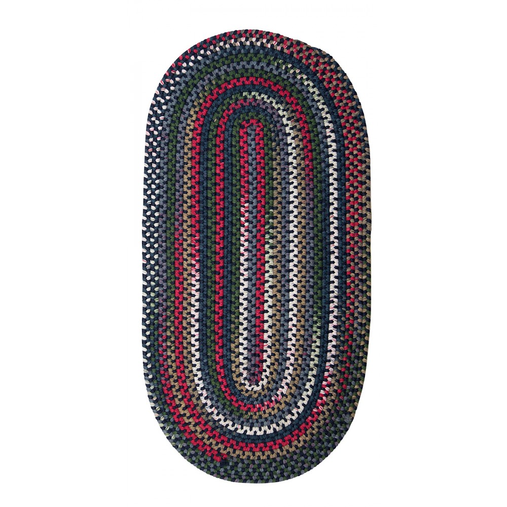 Colonial Mills Rug Chestnut Knoll Baltic Blue Runner (Oval)