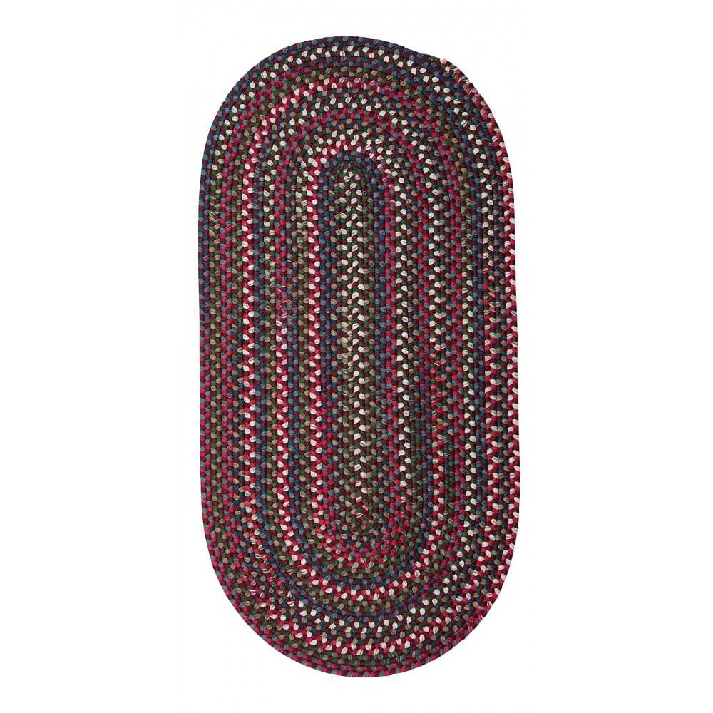 Colonial Mills Rug Chestnut Knoll Amber Rose Runner (Oval)