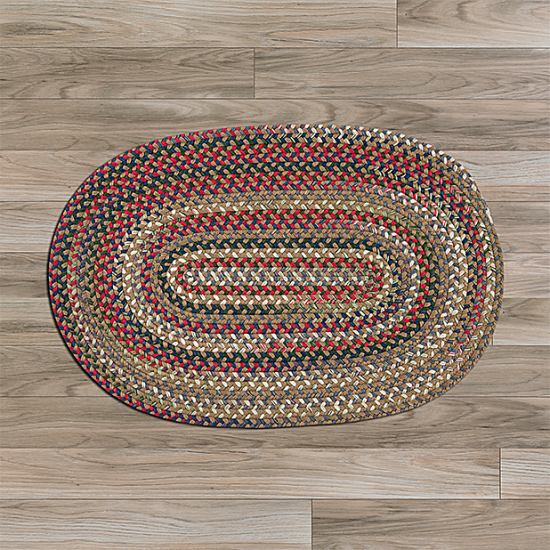 Colonial Mills Rug Chestnut Knoll Straw Beige Runner (Oval)