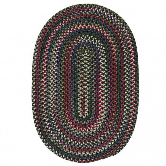 Colonial Mills Rug Chestnut Knoll Saddle Brown Oval