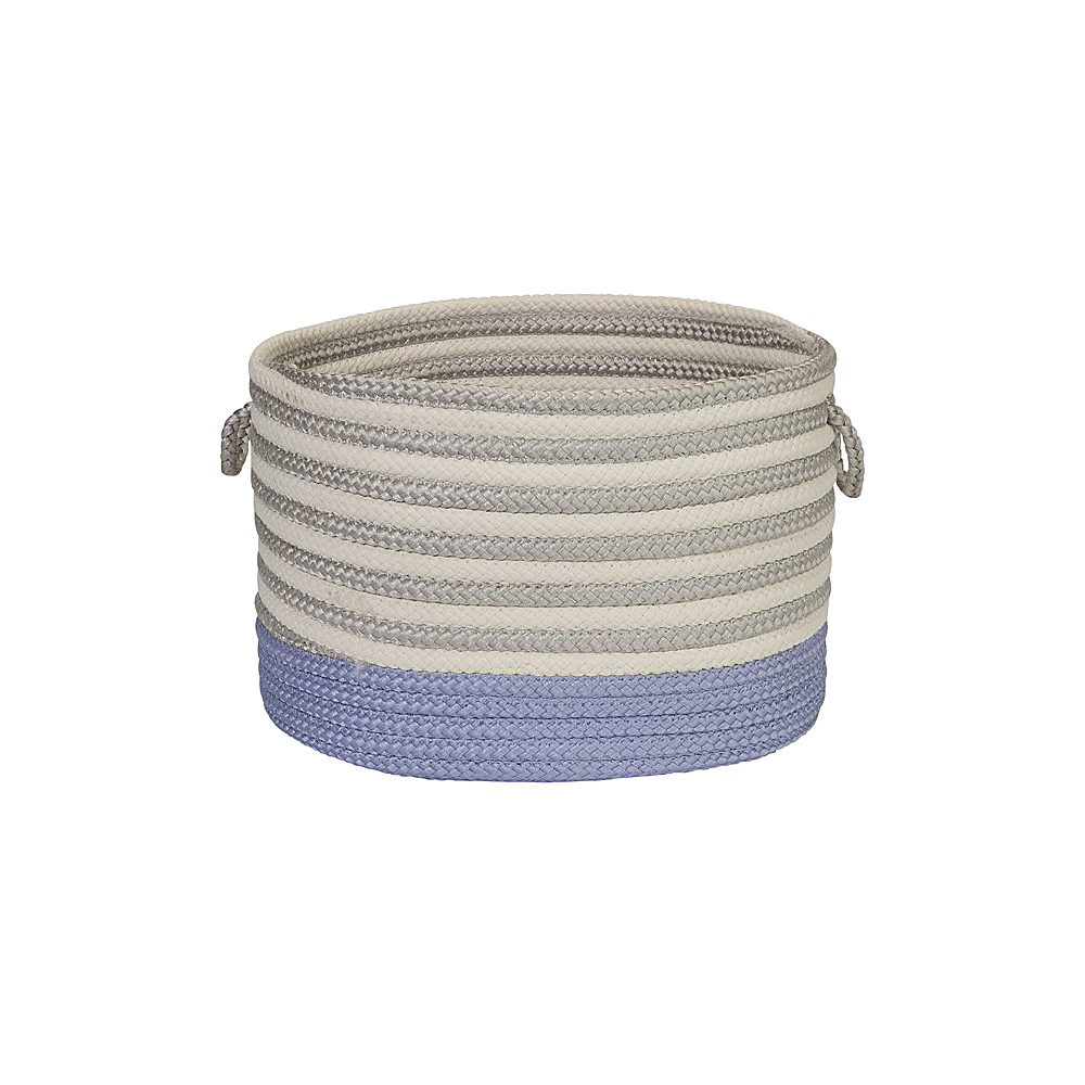 Colonial Mills Basket Chloe Stripe Basket Amethyst Round Colonial Mills Basket Chloe Stripe Basket Amethyst Round