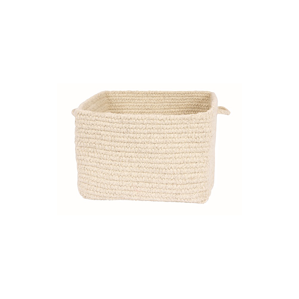 Colonial Mills Basket Chunky Natural Wool Square Basket Natural Square