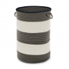 Colonial Mills Hamper Color Block Hamper Gray Navy Round Hamper