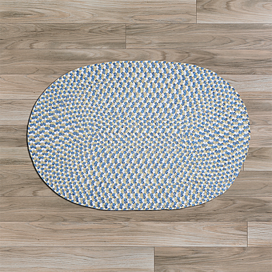 Colonial Mills Rug Confetti Blue Oval