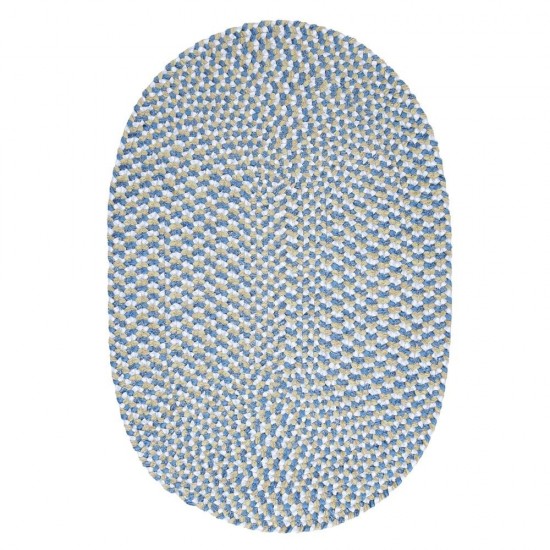 Colonial Mills Rug Confetti Blue Oval