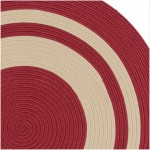 Colonial Mills Rug Coronado Round Red Round