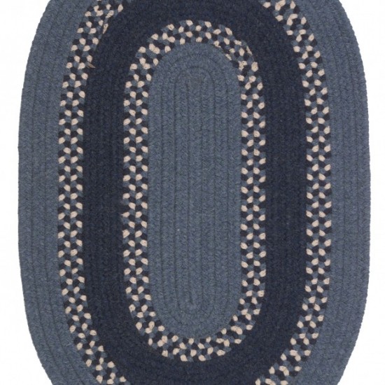 Colonial Mills Rug Corsair Banded Oval Blue Oval